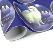 Kerstmis in de Grote Pyreneeën Cadeaupapier (Rol Hoek)