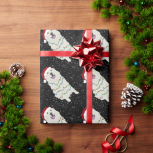 Kerstmis in de Grote Pyreneeën Cadeaupapier