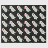 Kerstmis in de Grote Pyreneeën Cadeaupapier (Vlak)