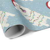 Kerstmis in de Grote Pyreneeën Cadeaupapier (Rol Hoek)