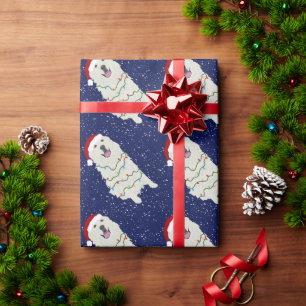 Kerstmis in de Grote Pyreneeën Cadeaupapier