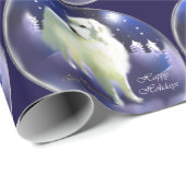 Kerstmis in de Grote Pyreneeën Cadeaupapier (Rol Hoek)