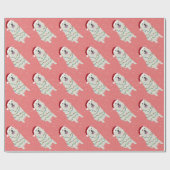 Kerstmis in de Grote Pyreneeën Cadeaupapier (Vlak)