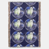 Kerstmis in de Grote Pyreneeën Deken (Voorkant Verticaal)