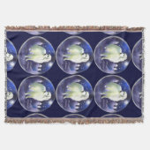 Kerstmis in de Grote Pyreneeën Deken (Voorkant)