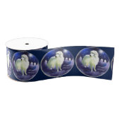 Kerstmis in de Grote Pyreneeën Grosgrain Lint (Spoel)