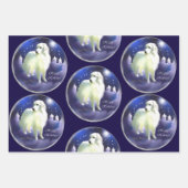 Kerstmis in de Grote Pyreneeën Inpakpapier Vel (Voorkant 2)