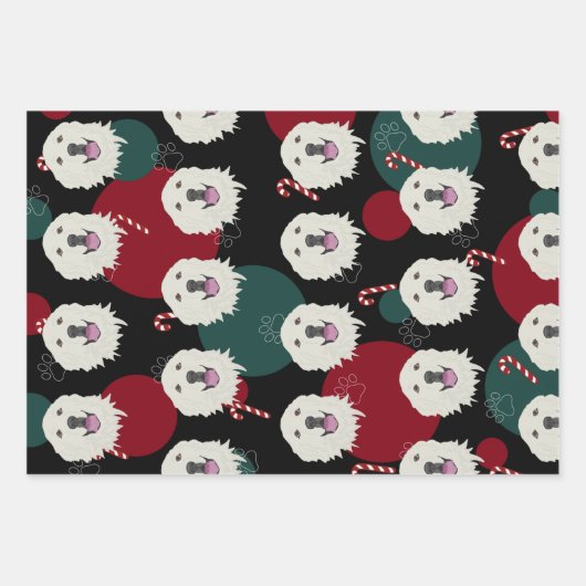 Kerstmis in de Grote Pyreneeën  Inpakpapier Vel (Voorkant 2)