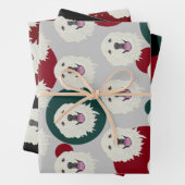 Kerstmis in de Grote Pyreneeën Inpakpapier Vel (In situ)