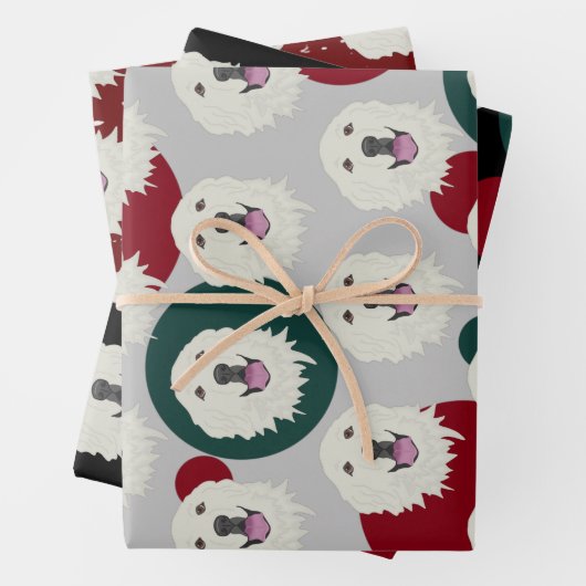 Kerstmis in de Grote Pyreneeën Inpakpapier Vel (In situ)