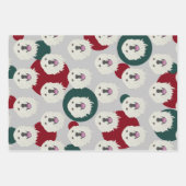 Kerstmis in de Grote Pyreneeën Inpakpapier Vel (Voorkant)