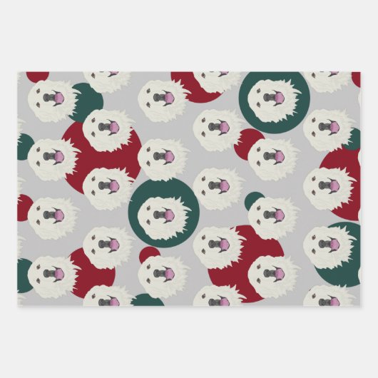 Kerstmis in de Grote Pyreneeën Inpakpapier Vel (Voorkant)