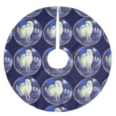 Kerstmis in de Grote Pyreneeën Kerstboom Rok (Voorkant)