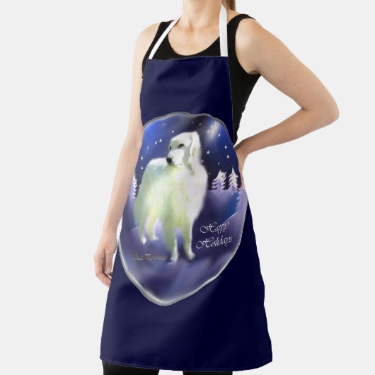 Kerstmis in de Grote Pyreneeën Schort (Insitu)