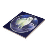 Kerstmis in de Grote Pyreneeën Tegeltje (Zijkant)