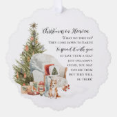 Kerstmis in de hemel | Foto Memorial Ornament Kaart (Voorkant)