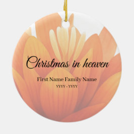 Kerstmis in de hemel herdenkingsornament keramisch ornament