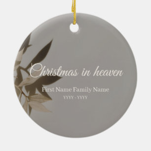Kerstmis in de hemel herdenkingsornament keramisch ornament