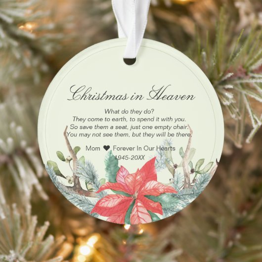 Kerstmis in de Hemel Herinneringssieraad Ornament (Boom)