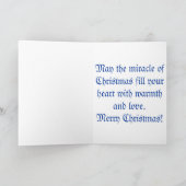 Kerstmis in de Kerstkaart van Rusland Feestdagen Kaart (Binnen)