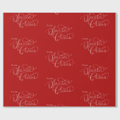 Kerstmis in de Noordpool Cadeaupapier (Vlak)