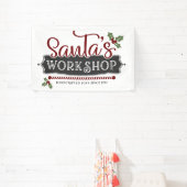 Kerstmis in de Noordpool Spandoek (Insitu)