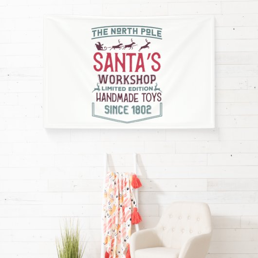 Kerstmis in de Noordpool Spandoek (Insitu)