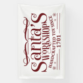 Kerstmis in de Noordpool Spandoek (Verticaal)