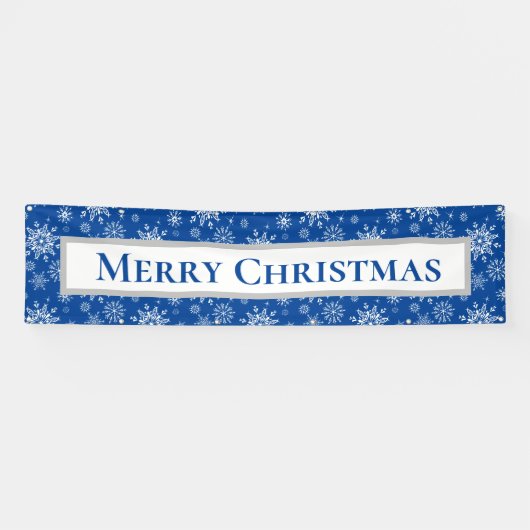 Kerstmis in de openlucht spandoek (Horizontaal)