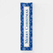 Kerstmis in de openlucht spandoek (Verticaal)