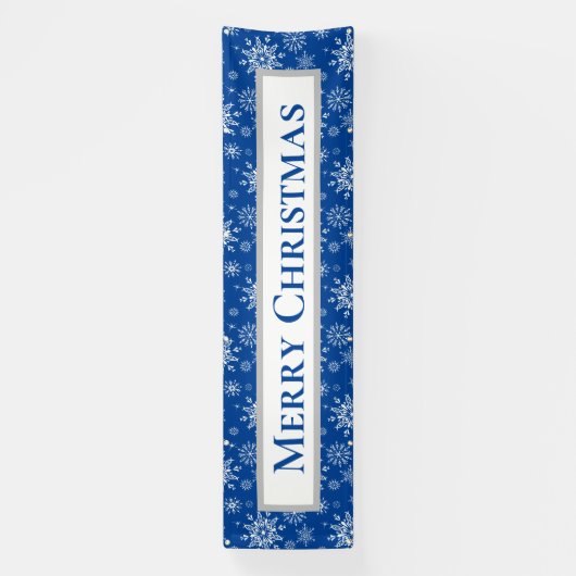 Kerstmis in de openlucht spandoek (Verticaal)