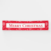 Kerstmis in de openlucht spandoek (Horizontaal)