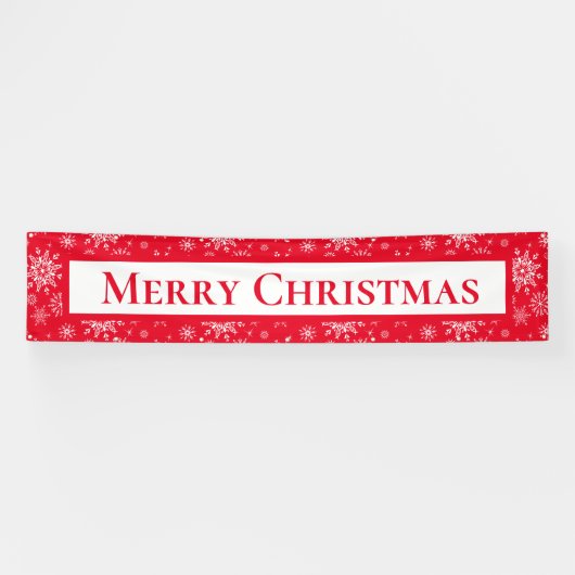 Kerstmis in de openlucht spandoek (Horizontaal)