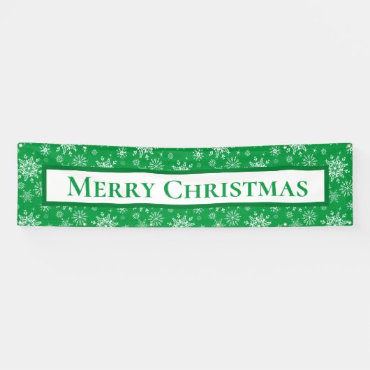 Kerstmis in de openlucht spandoek (Horizontaal)