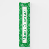 Kerstmis in de openlucht spandoek (Verticaal)