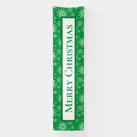 Kerstmis in de openlucht spandoek (Verticaal)