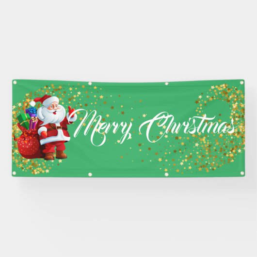 Kerstmis in de openlucht spandoek (Horizontaal)