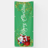 Kerstmis in de openlucht spandoek (Verticaal)