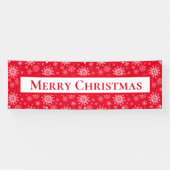 Kerstmis in de openlucht spandoek (Horizontaal)