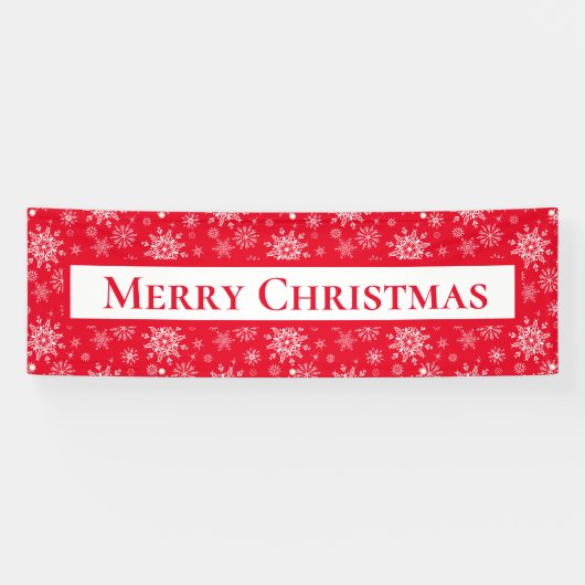 Kerstmis in de openlucht spandoek (Horizontaal)