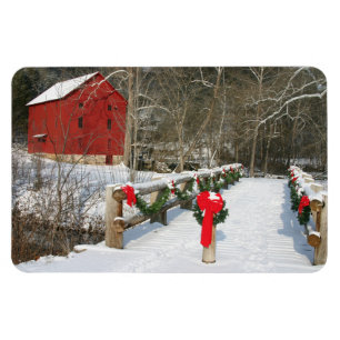Kerstmis in de Ozarks Magnet Magneet