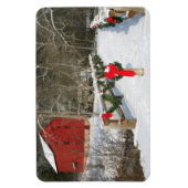 Kerstmis in de Ozarks Magnet Magneet (Verticaal)