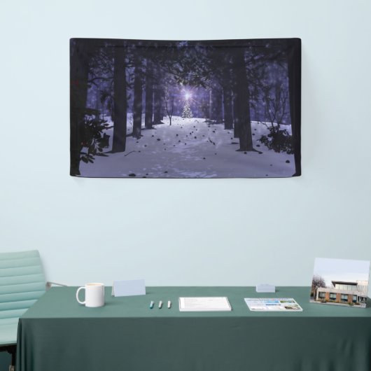 Kerstmis in de Pines Banner (Beurs)