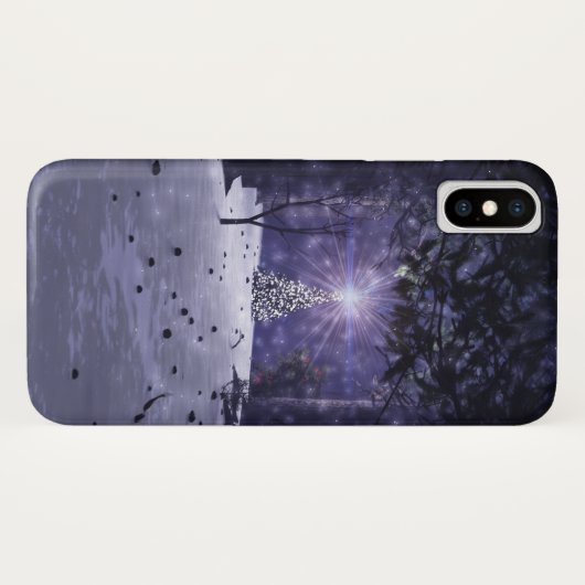 Kerstmis in de Pines iPhone Case-Mate Case (Achterkant (horizontaal))