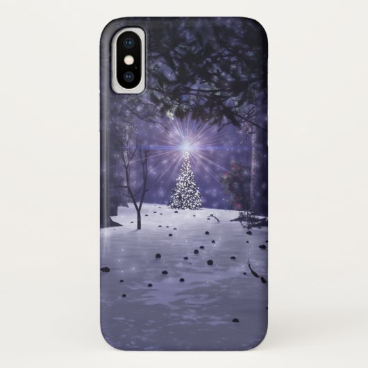 Kerstmis in de Pines iPhone Case-Mate Case (Achterkant)