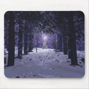 Kerstmis in de Pines Mousepad Muismat