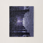 Kerstmis in de Pines Puzzle Legpuzzel (Verticaal)