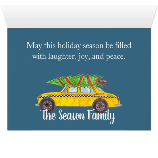 Kerstmis in de stad  (Binenzijde Horizontaal (Onderkant))