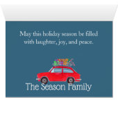 Kerstmis in de stad Aanpasbaar (Binenzijde Horizontaal (Onderkant))