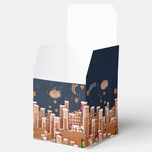 Kerstmis in de stad bedankdoosjes (Geopend)